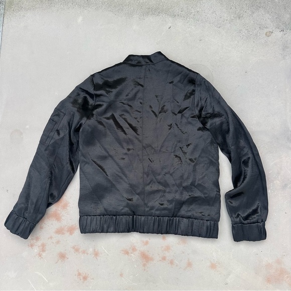 Very J Black Bomber Jacket - Picture 6 of 6